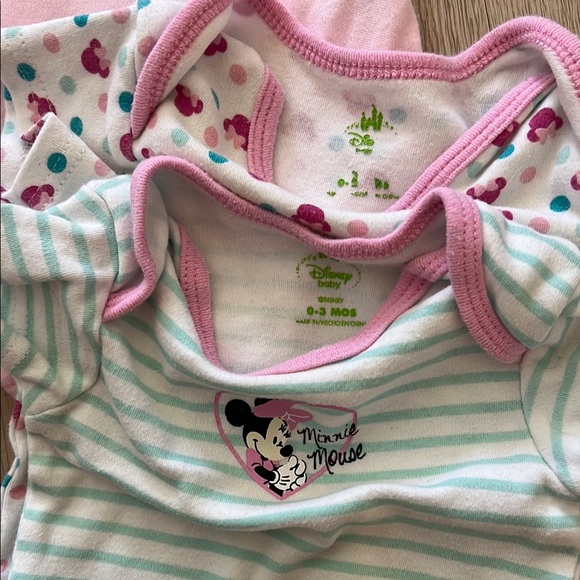 Disney Minnie Mouse Baby Girls Bundle Size 0-3m - Picture 2 of 9